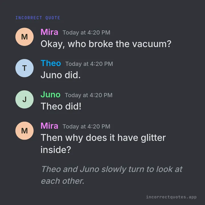 Example: a three-person chat as a Discord-style screenshot.